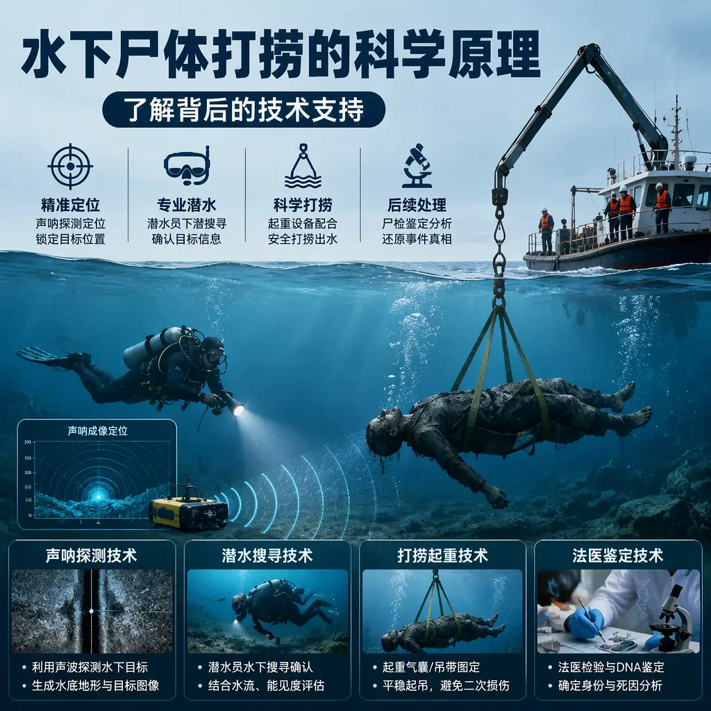 绵阳水下尸体打捞的科学原理，了解背后的技术支持